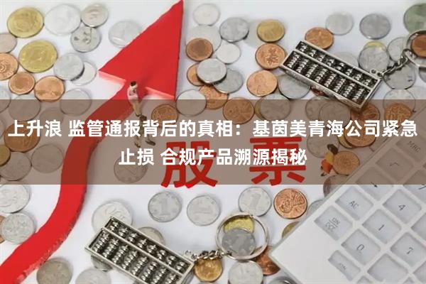 上升浪 监管通报背后的真相：基茵美青海公司紧急止损 合规产品溯源揭秘