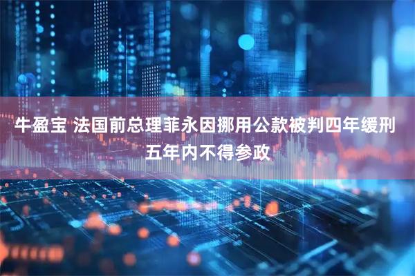 牛盈宝 法国前总理菲永因挪用公款被判四年缓刑 五年内不得参政