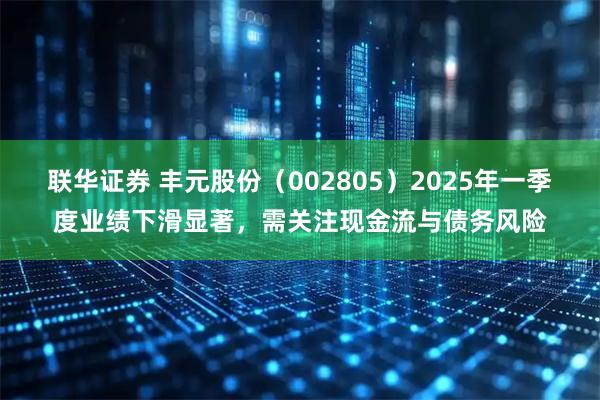 联华证券 丰元股份（002805）2025年一季度业绩下滑显著，需关注现金流与债务风险